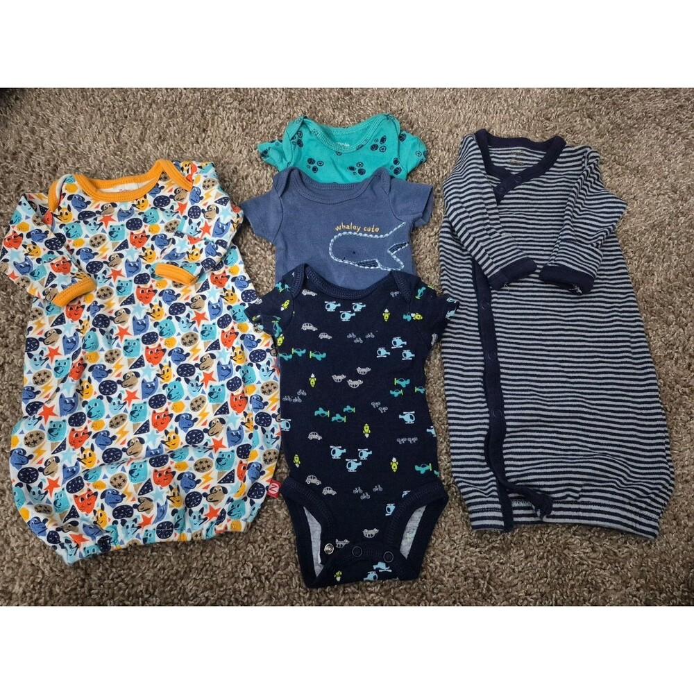 Baby preemie bundle clothing lot set of 5